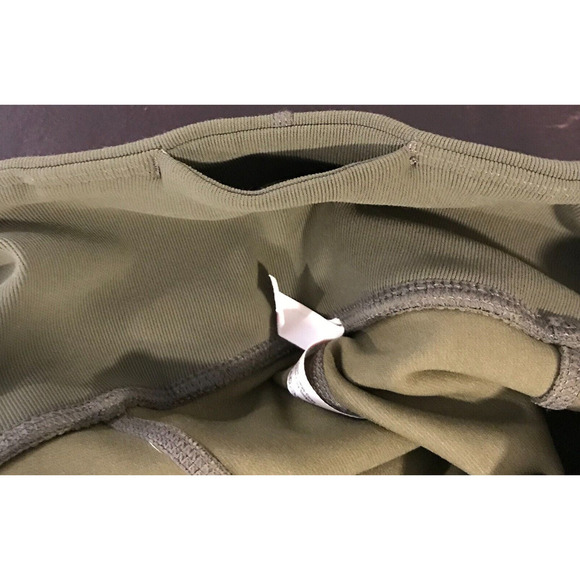 FP Movement High-Rise Lyla Flare Army Green Ribbed Yoga Pants - SMALL - Picture 7 of 10